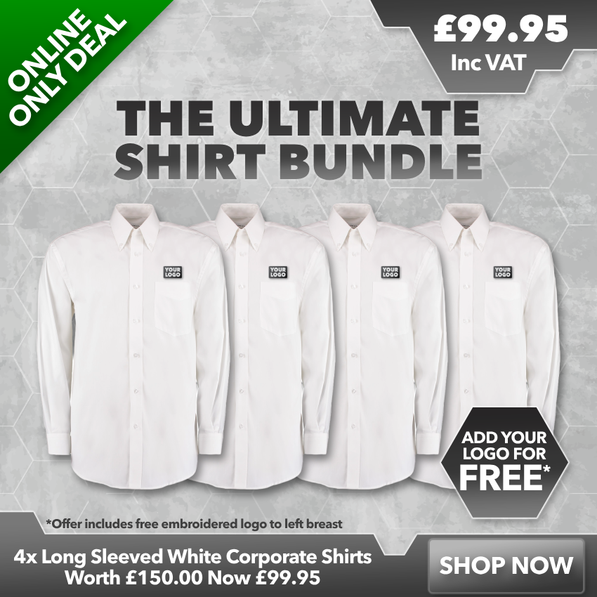 4 x Corporate Shirts WITH FREE LOGO