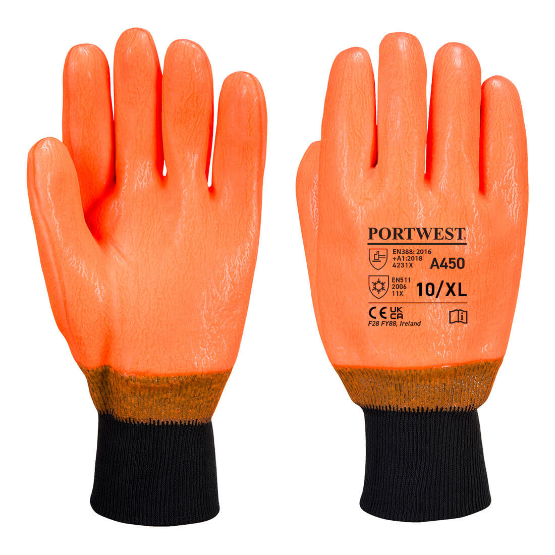 A450 - Weatherproof Hi-Vis Glove Orange