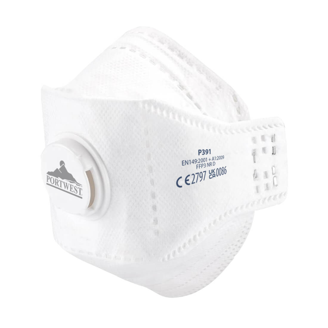 P391 - EAGLE FFP3 Valved Dolomite Fold Flat Respirator (PACK OF 10)